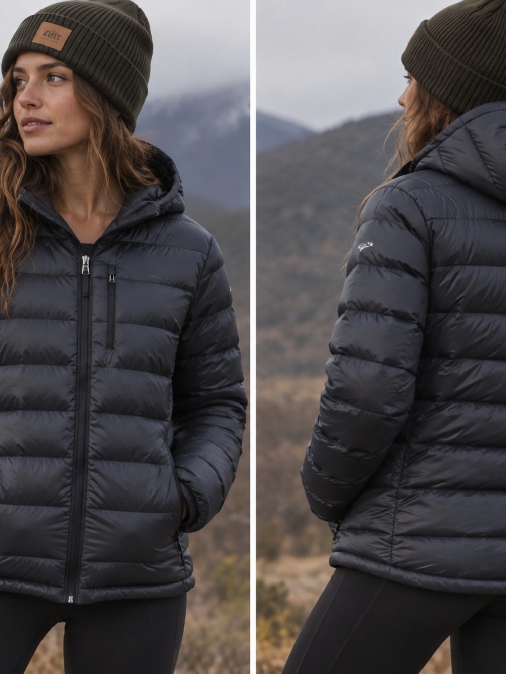 Eddie Bauer CirrusLite Down Hooded Jacket Black XL